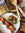 Mikayla's Mediterranean Rice Salad with Chorizo & Halloumi Skewers